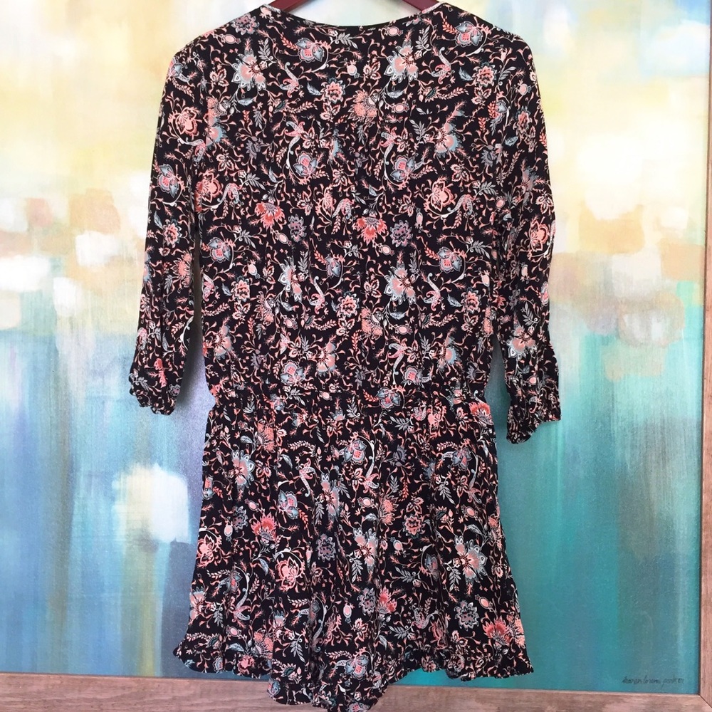 Floral Ruffle Romper